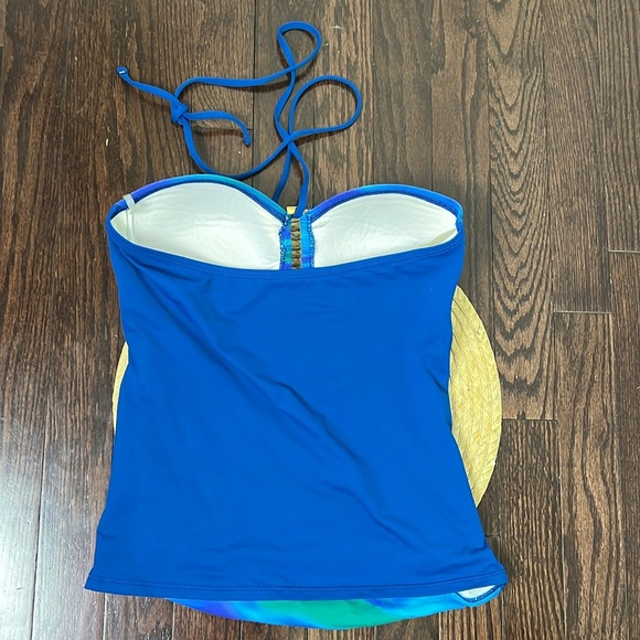 La Blanca By Rod Beattic Occean Print Tankini Bikini Set Size 8 - Picture 12 of 12
